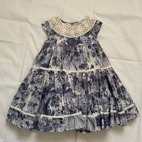 Girls Sleeveless Summer Dress - Picture 1 of 2